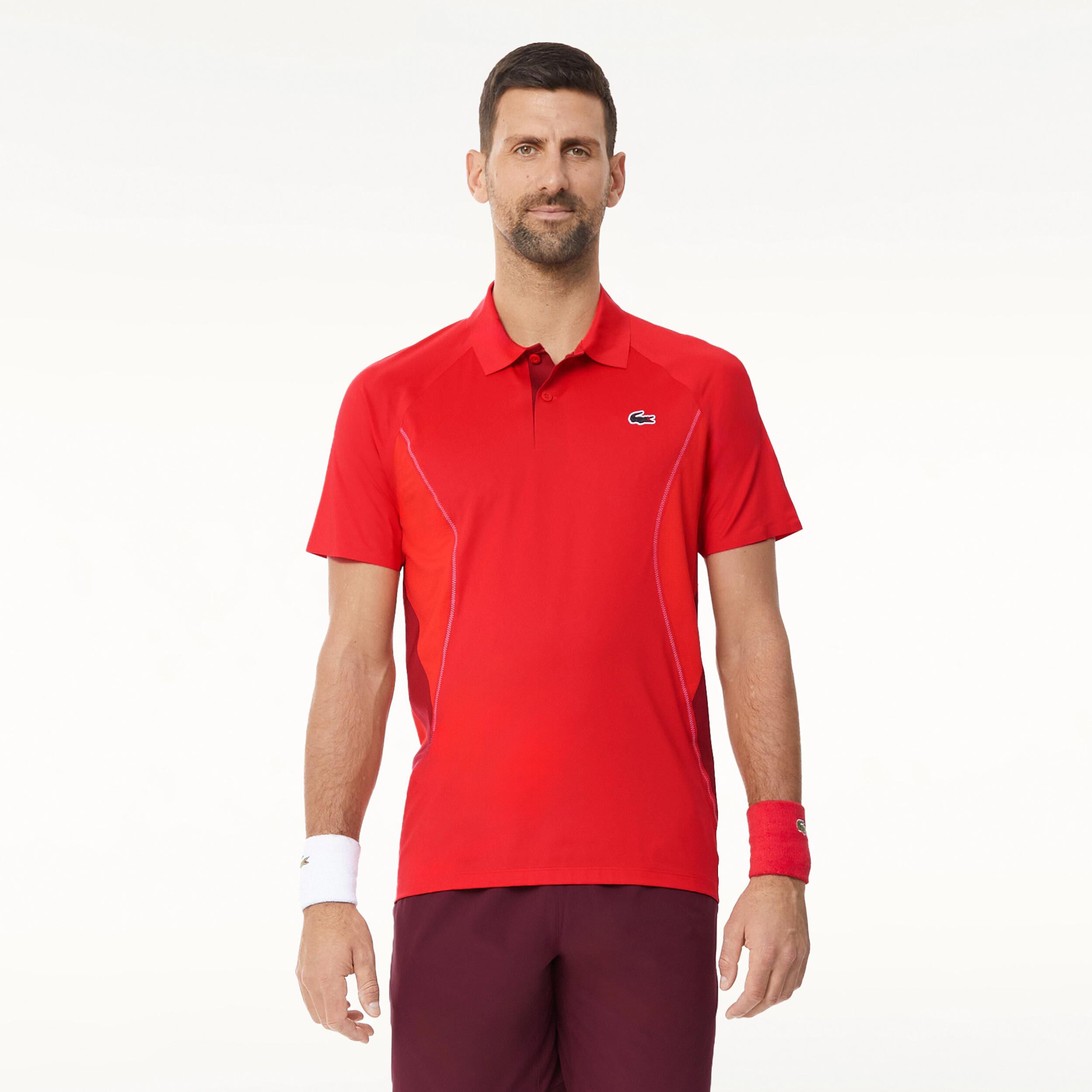 Buy Lacoste Polo Uomini Rosso online Tennis Point IT