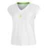 Wild Volley Maglietta Donna-Bianco,Verde Neon