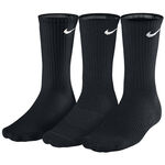 Nike Nike Cotton Cushion Calzini sportivi Confezione da 3 Unisex - nero, bianco