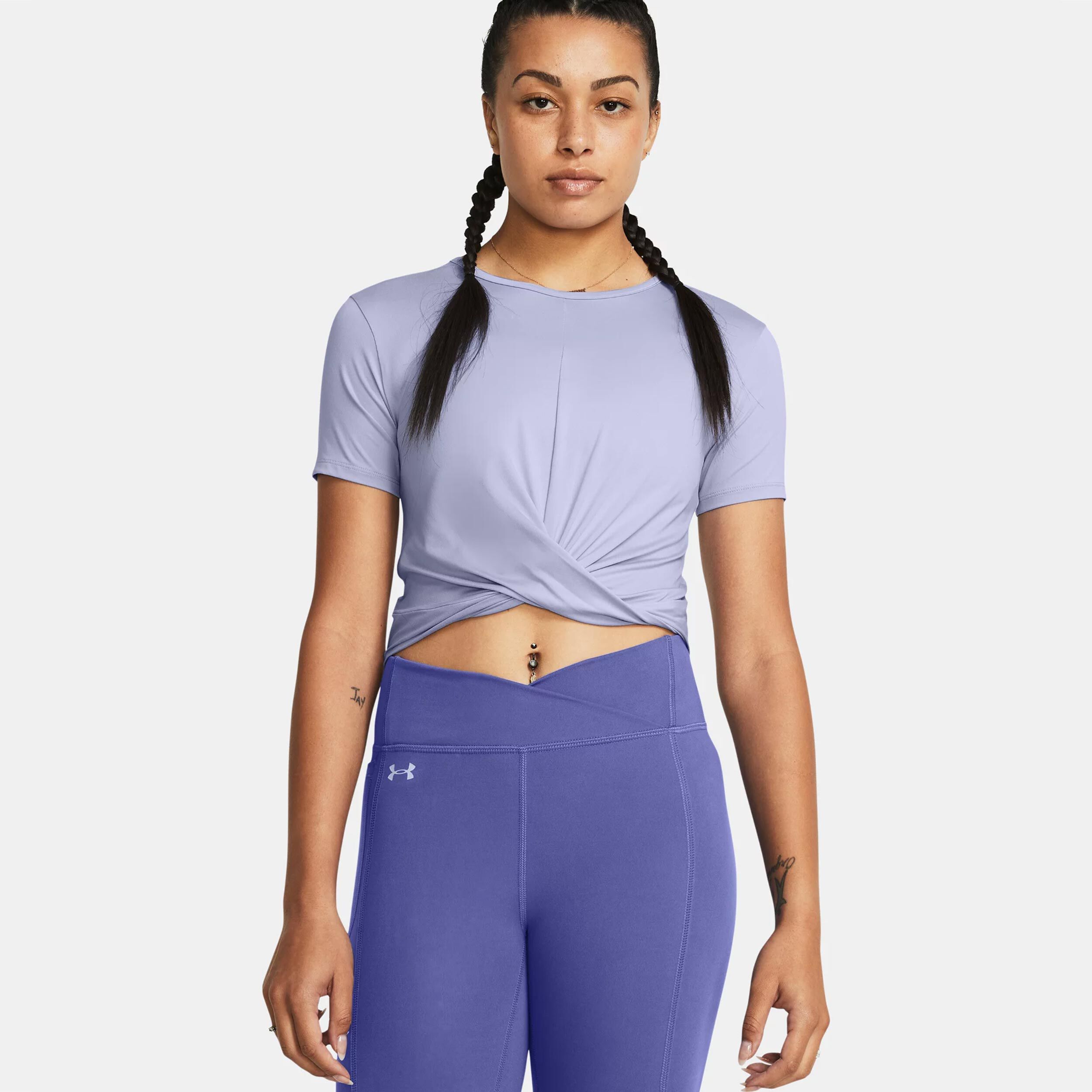 Buy Under Armour Motion Crossover Crop Maglietta Donna Viola online Tennis Point IT