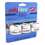 Overgrip Polyfibre Polyfibre  S.A.T. Confezione da 3 - bianco