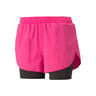 Run Favorite Woven 2in1 3in Pantaloncini da corsa Donna - rosa, nero