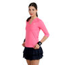 Crew 2.0 V-Neck Manica lunga Donna-rosa