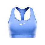 Abbigliamento Nike Nike Swoosh Medium Reggiseni sportivi Donna - blu chiaro, bianco