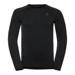Abbigliamento Odlo Odlo Performance Warm Eco BI Top Crew Neck Manica Lunga Uomini-Nero