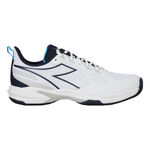 Scarpe da tennis Diadora Diadora Trofeo 3 Scarpa Per Terra Rossa Uomini-Bianco,Blu Scuro