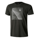 Abbigliamento Quiet Please Quiet Please Square Lines Maglietta Uomini - antracite, 