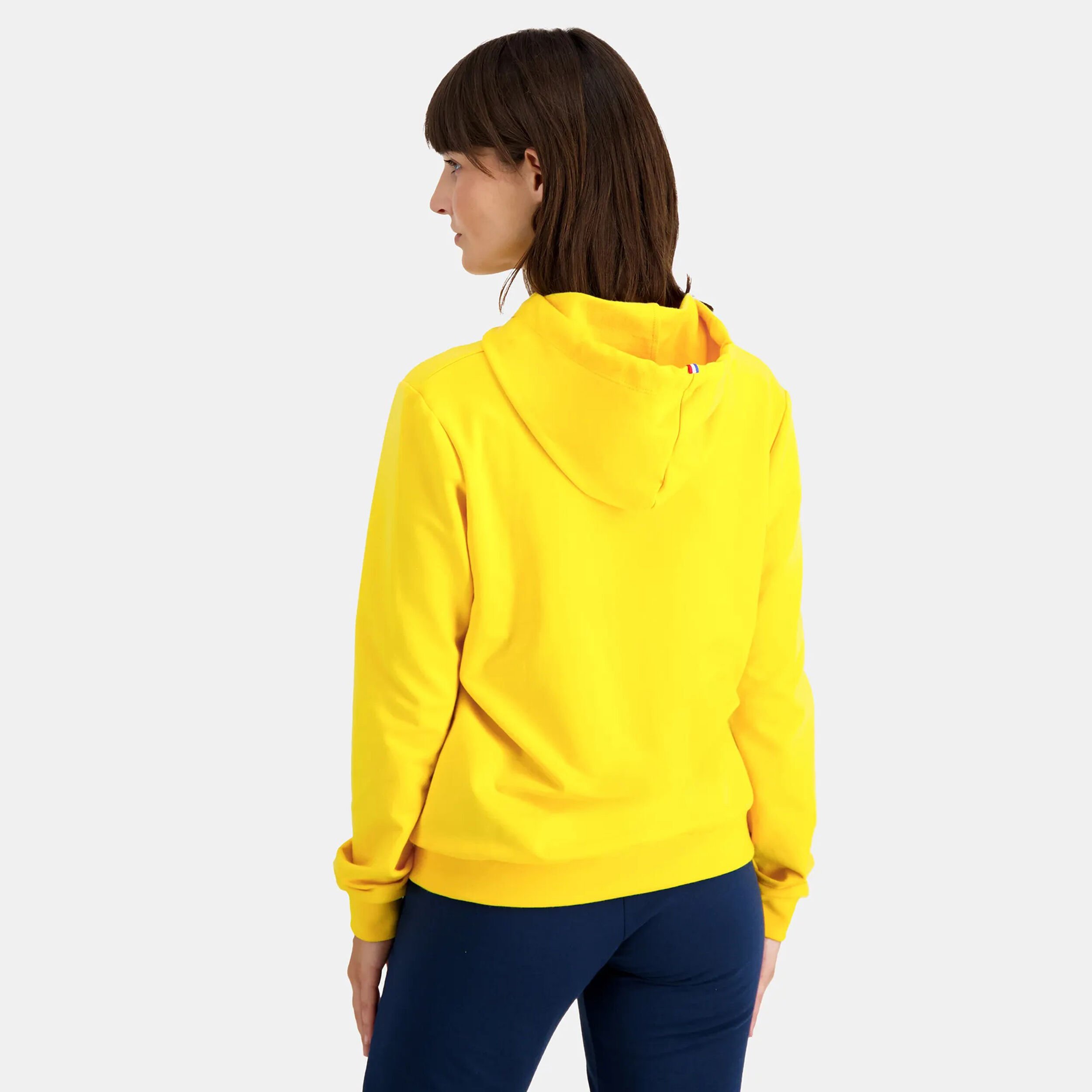 Buy Le Coq Sportif Nr 1 Felpa Con Cappuccio Donna Giallo online Tennis Point IT