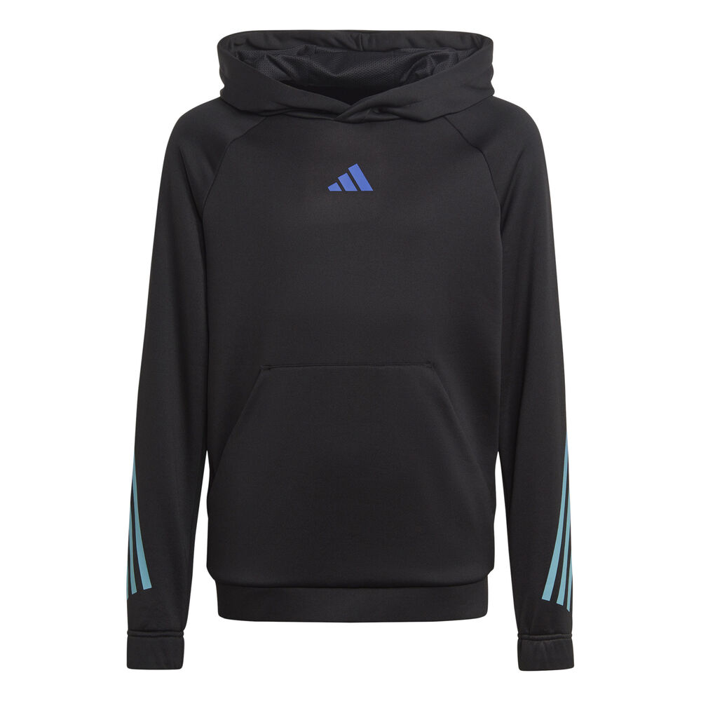 Image of Train Icons AEROREADY 3-Stripes Felpa Con Cappuccio Ragazzi