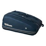 Wilson Wilson Tour RG Session Soiree Super Tour Borsa Per Racchetta Da 15-Blu Scuro