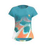 Abbigliamento BIDI BADU BIDI BADU Melbourne 2025 Maglietta Ragazze-Color Petrolio,Arancione