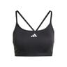 Aeroreact Training 3 Stripes Reggiseni Sportivi Donna-Nero