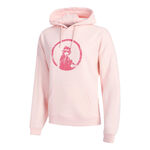 Abbigliamento Quiet Please Quiet Please Endlessly Washed Out Oversize Felpa Con Cappuccio Donna-Rosa