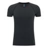 Performance Light Crew Neck Camicia Da Corsa Uomini-Nero