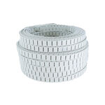 Strumenti per campi da tennis Tegra Tegra Ideala III 5 Cm Breit,Weiß,Mit Bodenanker In L-Form Ancora Da Terra-Argento