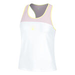 Abbigliamento Quiet Please Quiet Please Mind Racerback Canottiera Donna-Bianco,Lilla