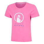 Abbigliamento Quiet Please Quiet Please Trainings Maglietta Donna - rosa, bianco