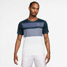Court Dri-FIT Advantage Print Maglietta Uomini - blu, bianco