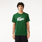 Abbigliamento Lacoste Lacoste Maglietta Uomini-Verde,Bianco