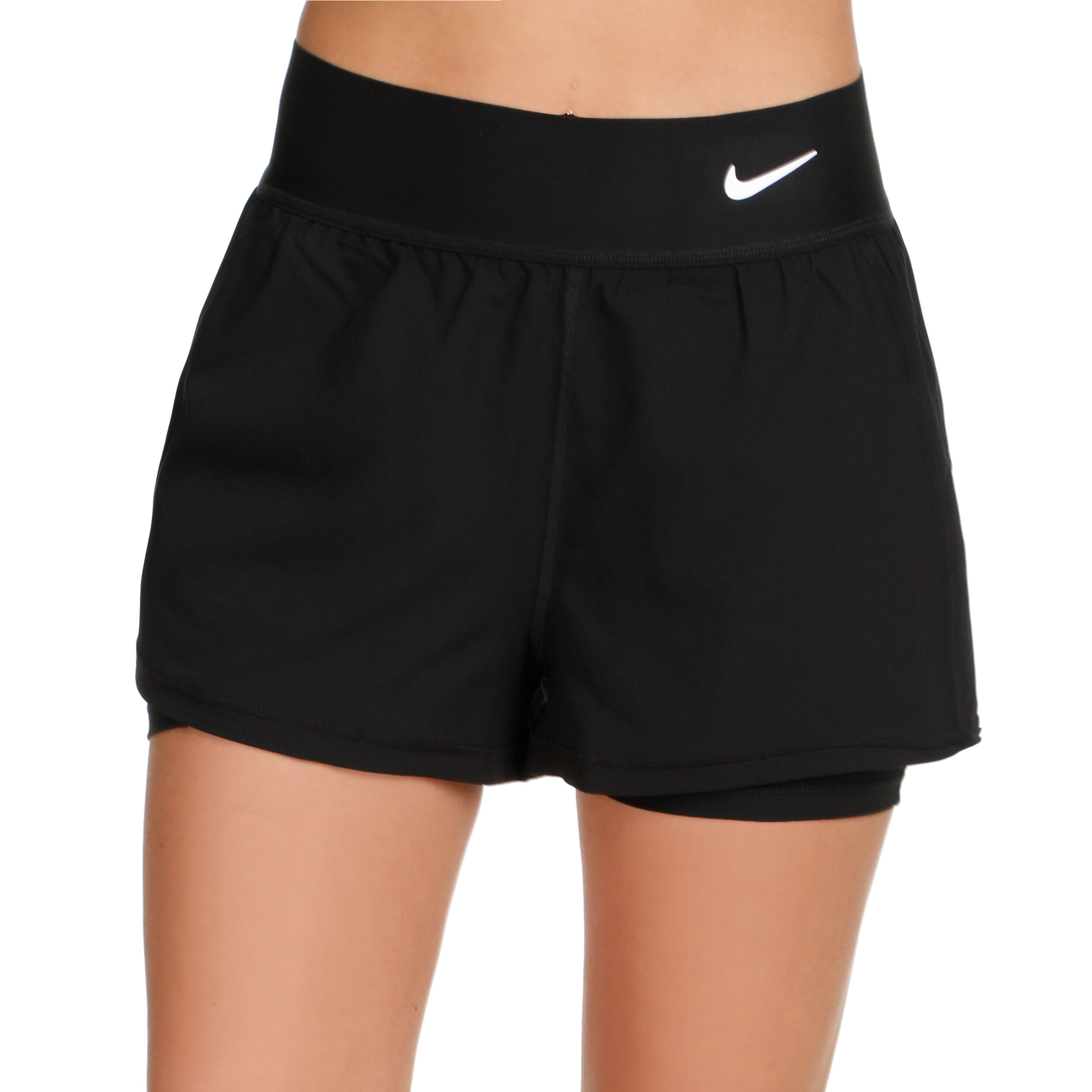 Buy Nike Dri Fit Advantage Court Pantaloncini Donna Nero online Tennis Point IT