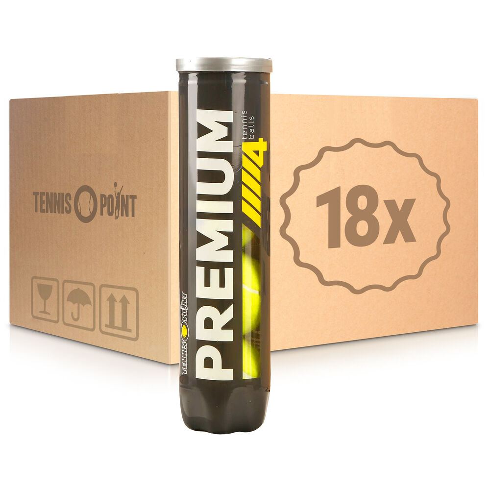 Image of Premium 18 Tubi Da 4 palline da tennis Nel Cartone