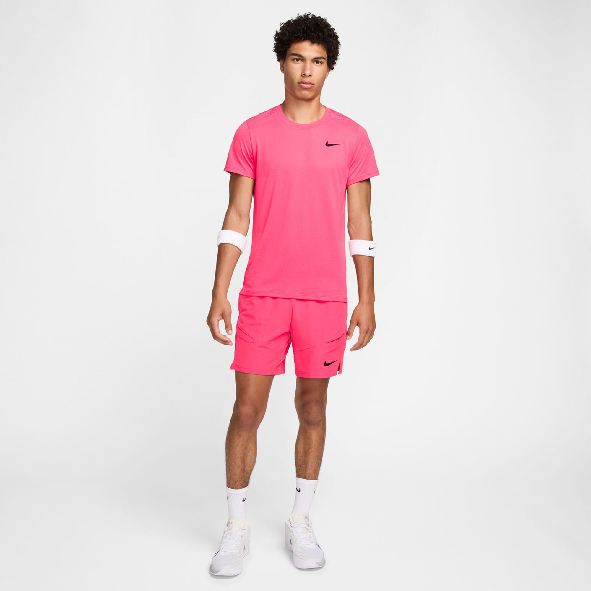 Nike Court Dri-Fit Advantage 7in Pantaloncini Uomini rosa neon