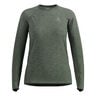 Essential Seamless Crew Neck Manica lunga Donna-oliva