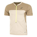 Abbigliamento ASICS ASICS Fujitrail Camicia da corsa Uomini - grigio, beige