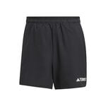 Abbigliamento adidas adidas Terrex MT Light 5in Pantaloncini Da Corsa Uomini-Nero