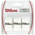 Overgrip Wilson Wilson Pro Overgrip Perforated Confezione Da 3-Bianco