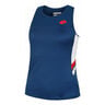 Squadra III Canottiera Donna-Blu,Rosso