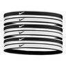 Swoosh Sport Tipped Fascia Per Capelli Confezione Da 6-Bianco,Nero