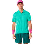 Abbigliamento da tennis ASICS ASICS Match Jacquard    Polo Uomini - verde