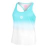 Crew Gradiant Canottiera Donna-Turchese,Bianco