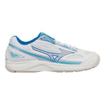 Scarpe da tennis Mizuno Mizuno Break Shot Scarpa Per Tappeto Donna-Bianco,Blu Chiaro