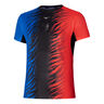 DryAeroFlow Graphic Camicia da corsa Uomini - nero, rosso