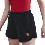 Abbigliamento Nike Nike Court Heritage Fleece Mid Rise Pantaloncini Donna-Nero