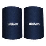 Abbigliamento da tennis Wilson Wilson Wide Terry Polsino anti sudore Unisex - blu scuro, 