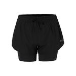 Abbigliamento Under Armour Under Armour Velociti Pro 4in 2n1  Pantaloncini da corsa Donna-nero, argento