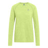 Essential Seamless Manica Lunga Donna-Lime