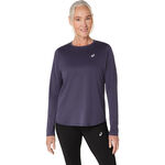 Abbigliamento ASICS ASICS Core Camicia Da Corsa Donna-Grigio-blu