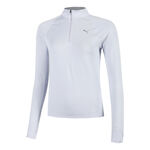 Abbigliamento Puma Puma Velocity Cloudspun 1/4 Zip Camicia da corsa Donna - blu, 