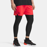 Abbigliamento Under Armour Under Armour Vanish Woven 6In Pantaloncini Uomini-Rosso,Nero