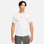 Abbigliamento Nike Nike Dri-Fit Pro Tight Fitness Maglietta Uomini-Bianco,Nero