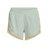 Fly-By Elite 3in Pantaloncini Donna-Verde,Arancione