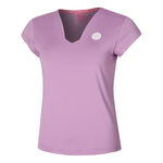 Abbigliamento BIDI BADU BIDI BADU Spike V-Neck Maglietta Donna-Viola
