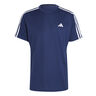 Training Essential Base 3 Stripes Maglietta Uomini-Blu Scuro,Bianco