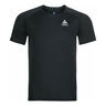 Crew Neck Essential Chill-Tech Camicia Da Corsa Uomini-Nero
