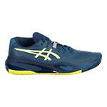 Scarpe da tennis ASICS ASICS GEL-RESOLUTION X CLAY Scarpa per terra rossa Uomini-blu scuro, giallo neon