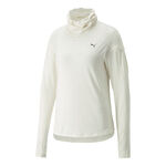 Abbigliamento Puma Puma Cloudspun High Neck Manica lunga Donna - bianco, 
